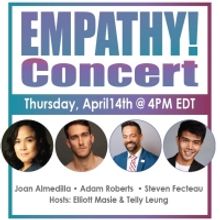 EMPATHY CONCERT Returns With Telly Leung, Joan Almedilla And Adam Roberts April 14