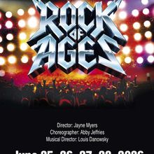 ROCK OF AGES to Open at Pebble Players College Theater