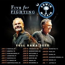 Five For Fighting and Edwin McCain to Embark on Co-Headline June Tour
