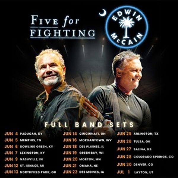 Five For Fighting and Edwin McCain to Embark on Co-Headline June Tour Photo