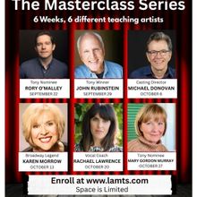 Los Angeles Musical Theatre Studio Announces Star-Studded Masterclass Series