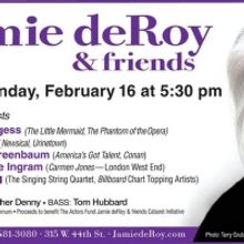 Jamie deRoy of JAMIE deROY & FRIENDS at Birdland