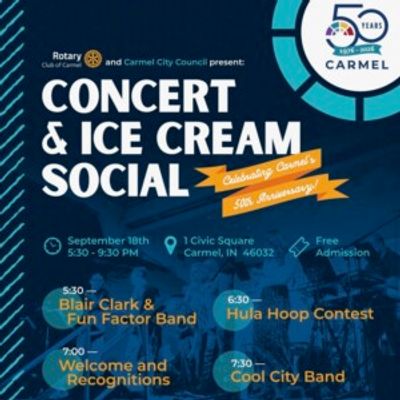 Carmel to Celebrate 50th Anniversary With Live Music, Ice Cream Social and More