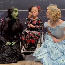 Video: WICKED Movie's 'Young Nessarose' Cesily Collette Visits Broadway Show