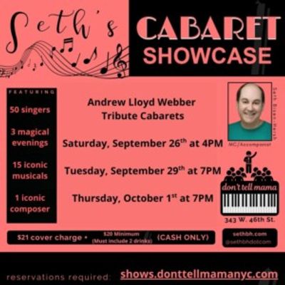 Seth Bisen-Hersh to Present Andrew Lloyd Webber Tribute Cabarets at Don't Tell Mama