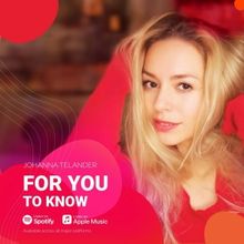 Johanna Telander Drops Sultry Soul Pop Song 'For You To Know'