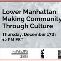 Capt. Jonathan Boulware Speaks At Lower Manhattan: Making Community Through Culture