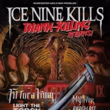 ICE NINE KILLS to Record Special 'THANX-KILLING' Hometown Show in Worcester, MA