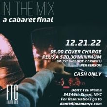 Five Towns College Comes To Don't Tell Mama With IN THE MIX