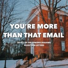 Student Blog: You're More Than That Email