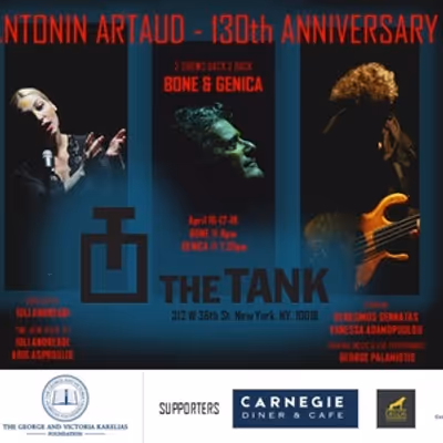 Interview: Ioli Andreade of ANTONIN ARTAUD TRILOGY at The Tank