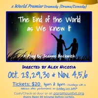 Vermont Actors' Repertory Theatre to Present THE END OF THE WORLD AS WE KNEW IT…
