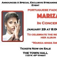 The Town Hall Presents Portuguese Fado Singer Mariza in Concert