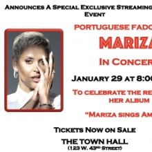 The Town Hall Presents Portuguese Fado Singer Mariza in Concert