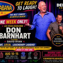 DON BARNHART & FRIENDS is Coming to Comedy Cabana for a One-Week Engagement