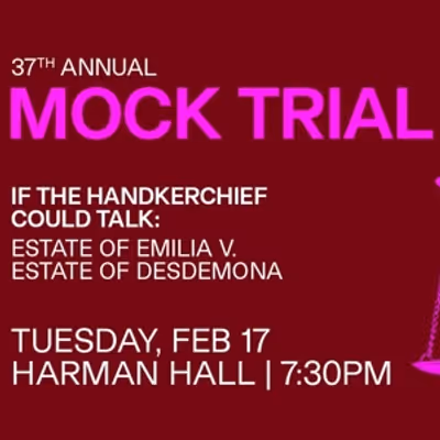 Shakespeare Theatre Company to Host 37th Annual Mock Trial Centered on OTHELLO