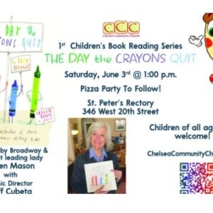 Chelsea Community Church Launches Children's Book Reading Group Series, With Karen…