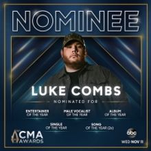 Luke Combs Nominated for Six CMA Awards