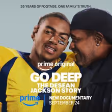 GO DEEP: THE DESEAN JACKSON STORY to Premiere on Prime Video