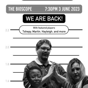 CAUSING A SCENE Live Improv : Causing a Season at the Bioscope Comes to POPArt…