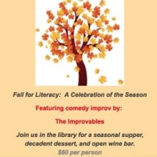 FALL FOR LITERACY, A CELEBRATION OF THE SEASON to Benefit LVSC on 10/25 at Bridgewate