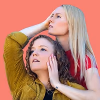 Comedy Podcast TWO DYKES AND A MIC is Coming to The Den Theatre in May