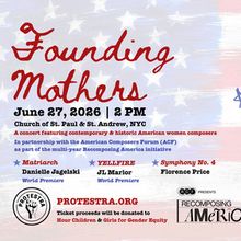 FOUNDING MOTHERS Concert to Benefit NYC Women & Girls Charities