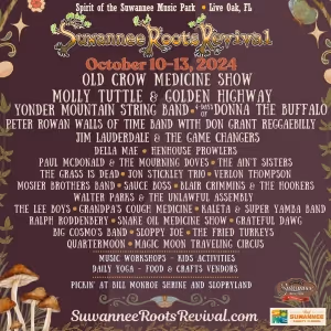 Suwannee Roots Revival Adds Molly Tuttle, Walter Parks, Paul McDonald, Jim…