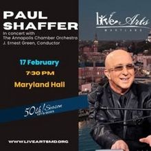 Spotlight: PAUL SHAFFER IN CONCERT at Live Arts Maryland