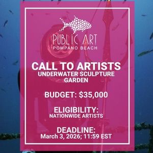 Pompano Beach Calls for Artists for Underwater Reef Sculpture Project