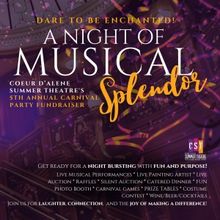 Coeur d’Alene Summer Theatre To Host 5th Annual Carnival Party Fundraiser