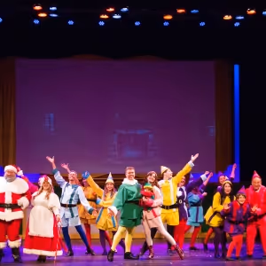 Cast Set for ELF at Algonquin Arts Theatre