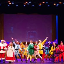 Cast Set for ELF at Algonquin Arts Theatre