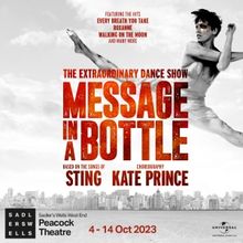 Tickets From £22.00 for MESSAGE IN A BOTTLE at the Peacock Theatre