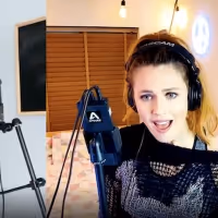 Living Room Concerts: Charlotte Harwood and Claire-Marie Hall Sing 'Apex Predator'… Video