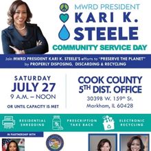 President MWRD Kari K. Steele And Cook County Commissioner Monica Gordon To Host Comm