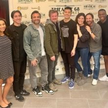 Photo: Playwright Beau Willimon With the Cast of FARRAGUT NORTH at Theatre 68