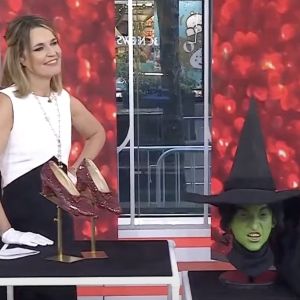 Video: THE WIZARD OF OZ Ruby Slippers and Witch Hat Spotlighted on TODAY SHOW