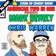 Mark Henely and Chris Warren in AMERICAN TWO IN ONE COMICS to Play Edinburgh Fringe