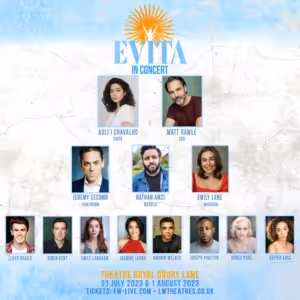 Full Cast Revealed For EVITA IN CONCERT Starring Auli'i Cravalho at Theatre Royal…