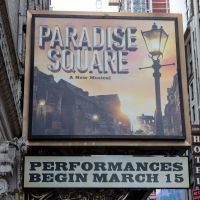 Up on the Marquee: PARADISE SQUARE