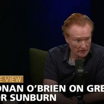 Conan O'Brien on Greasing His Head to Prevent Sunburn on THE VIEW
