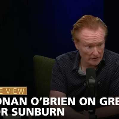 Conan O'Brien on Greasing His Head to Prevent Sunburn on THE VIEW