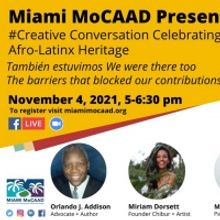 Miami MoCAAD Announces Upcoming Creative Conversation Series