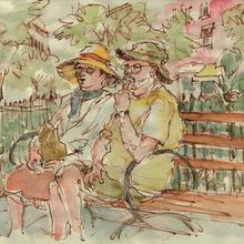 Hank Blaustein Watercolors and Drawings to Open at Blue Mountain Gallery