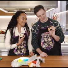 VIDEO: Watch Stars Cara Ricketts and Aaron Bartz Decorate HARRY POTTER & THE CURSED C