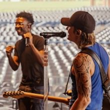Keith Urban Joined by Breland During 'The Speed of Now' World Tour Stop