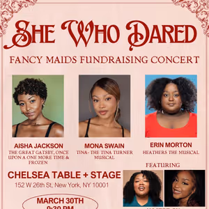 Aisha Jackson, Mona Swain, Erin Morton to Star in SHE WHO DARED Concert