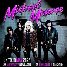 Michael Monroe to Embark on UK Headline Tour in May 2025