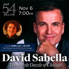 David Sabella Will Bring 'The Razzle Dazzle Of Chicago' at 54 Below